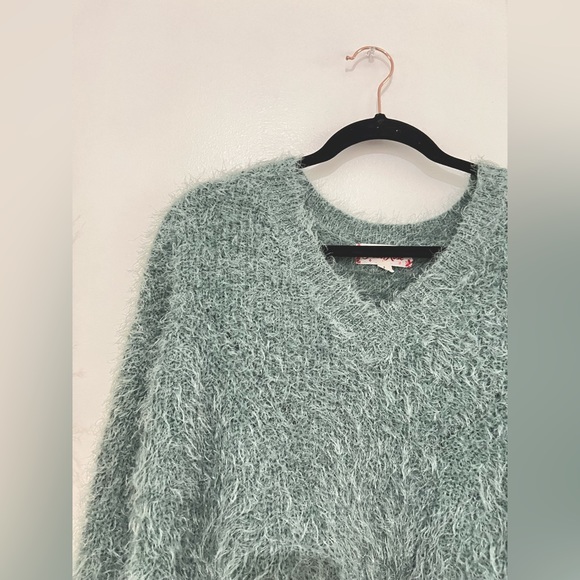 Sage - Eyelash Sweater - Picture 3 of 4